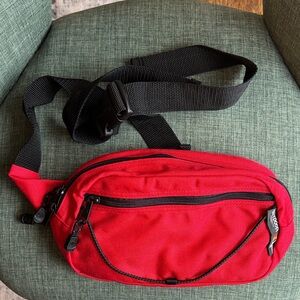 Outdoor Products belt bag unisex men’s women’s Red crossbody Bag camping hiking